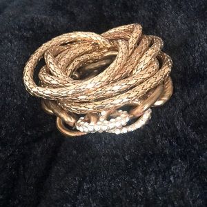 Gold bracelets